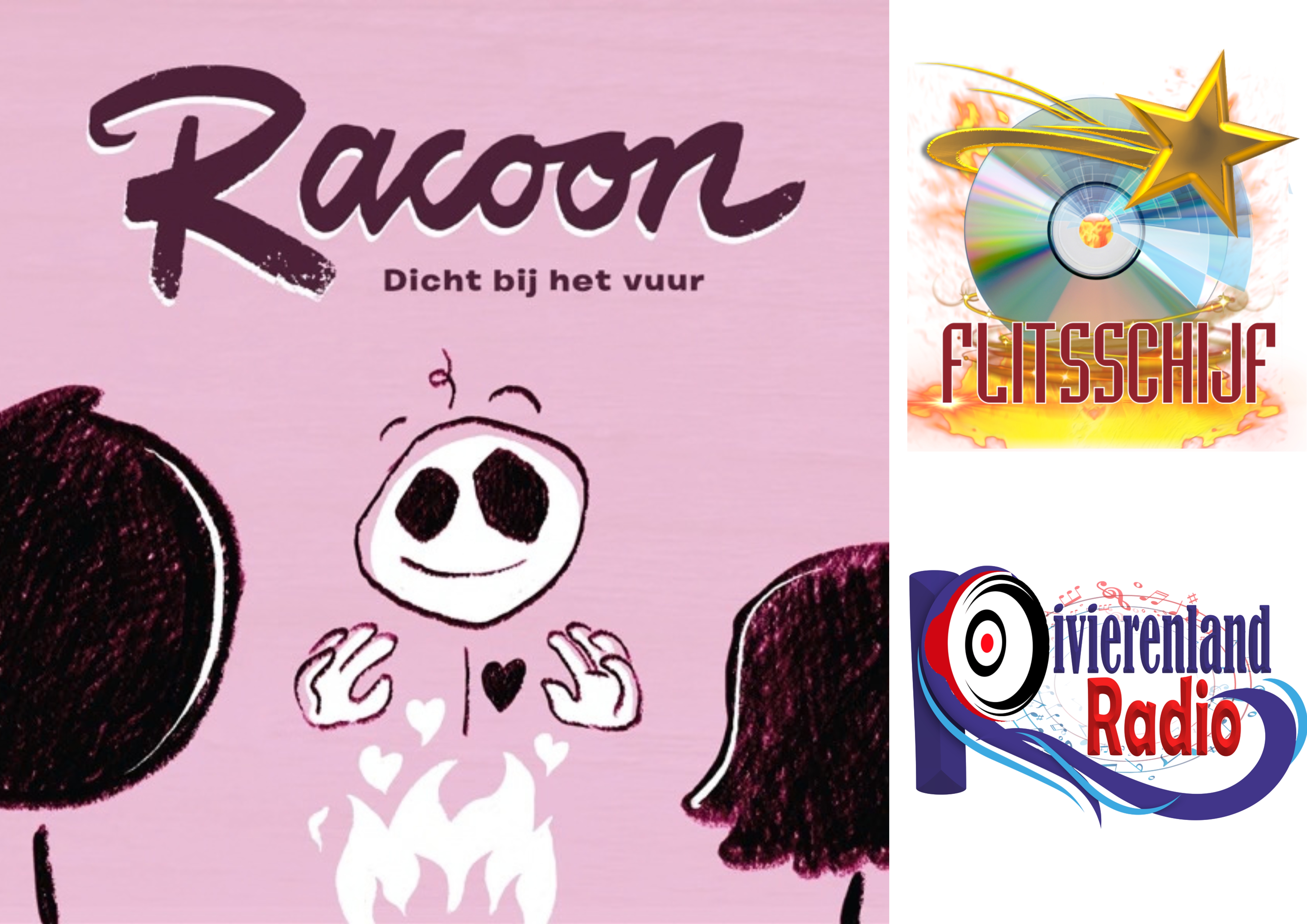 Flitsschijf 338: Racoon - Dicht Bij Het Vuur